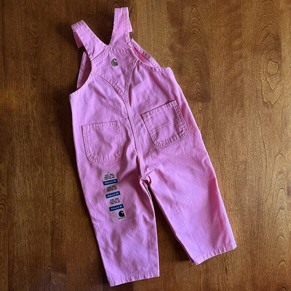 Carhartt pink overalls 18m NWOT - Picture 4 of 8